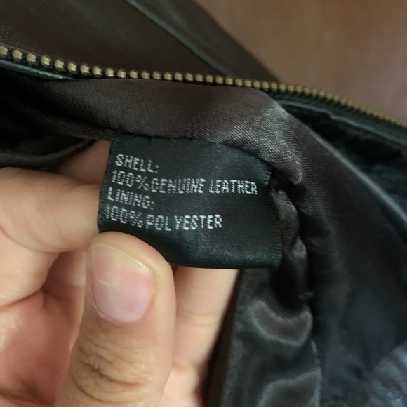 Women's Brown Leather Jacket. Near perfect condition - Picture 3 of 4